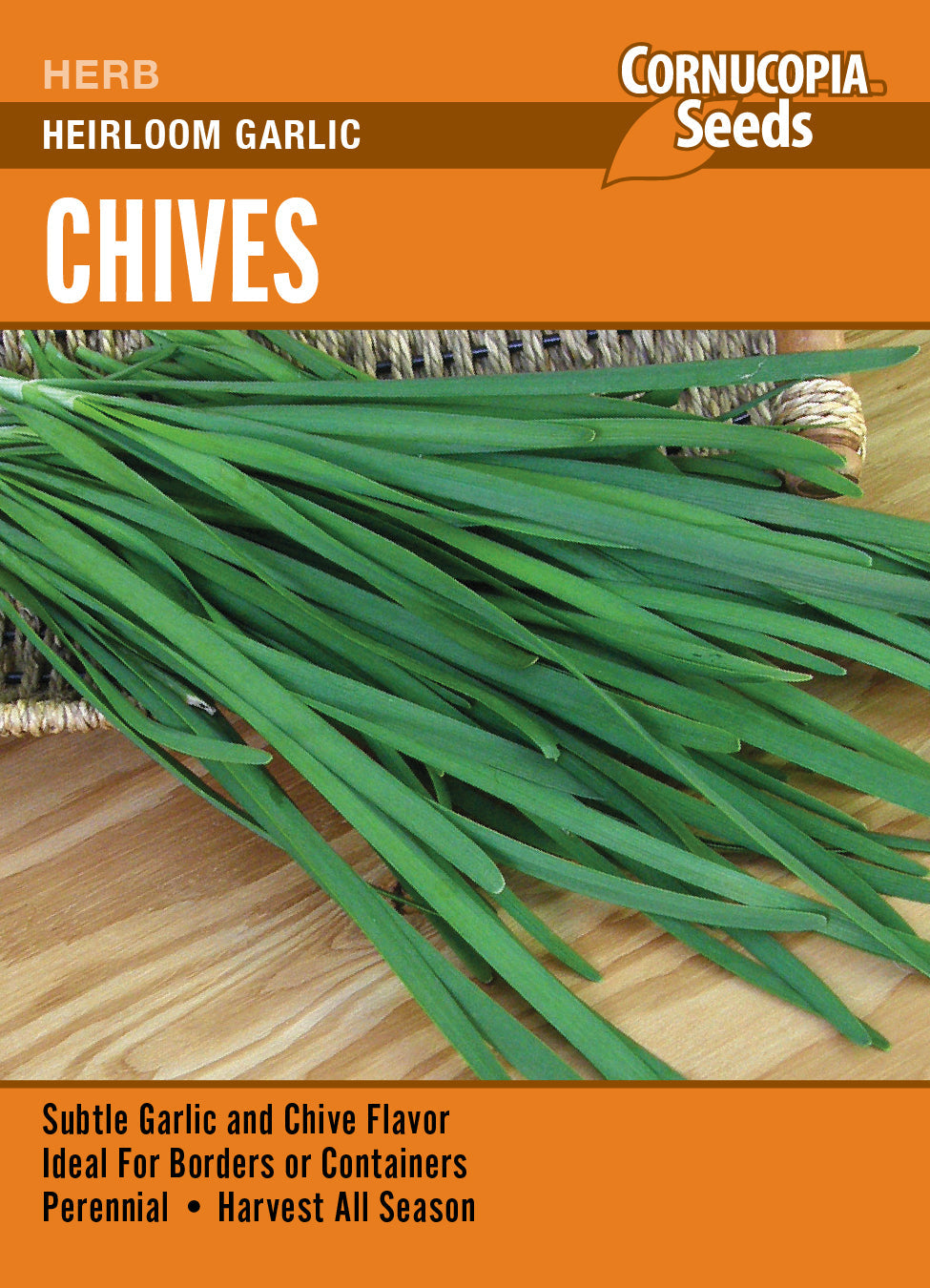‘Heirloom Garlic’ Chives