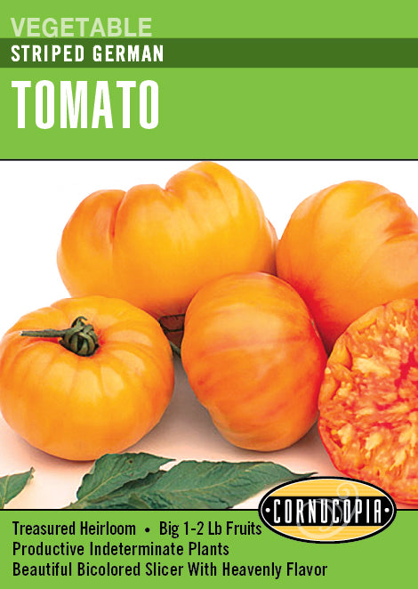 'Striped German' Heirloom Tomato