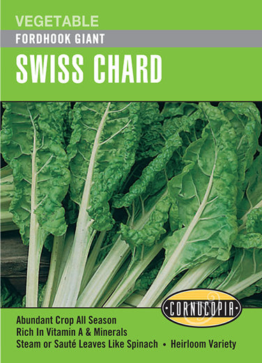 Heirloom Swiss Chard Fordhook Giant