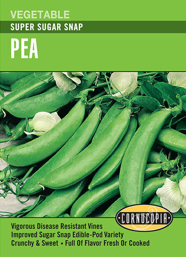 Heirloom Pea, Super Sugar Snap