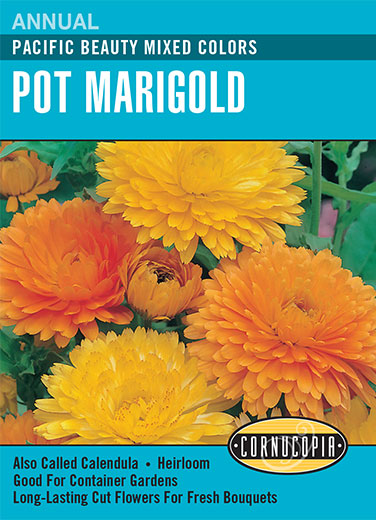 Pot Marigold (Calendula) Pacific Beauty Mixed Colors