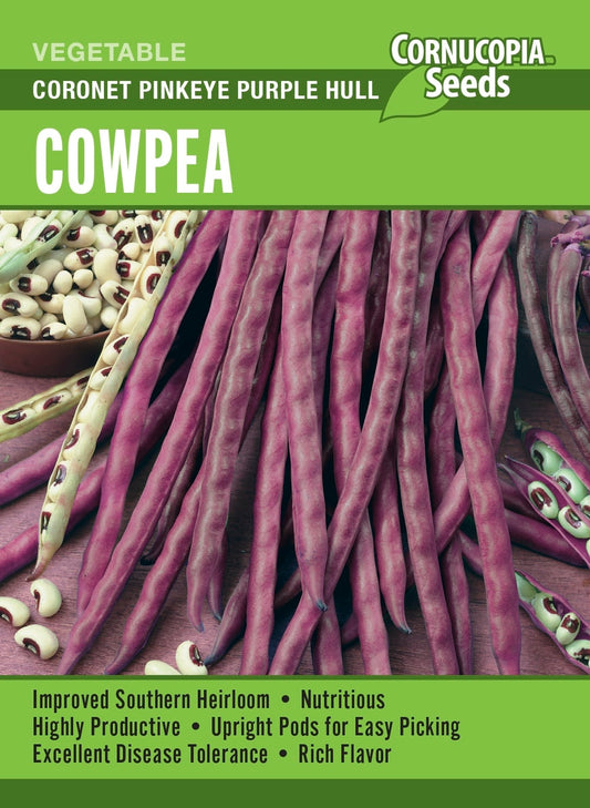 Cowpea - Coronet Pinkeye Purple Hull