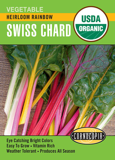 'Rainbow' Organic Swiss Chard