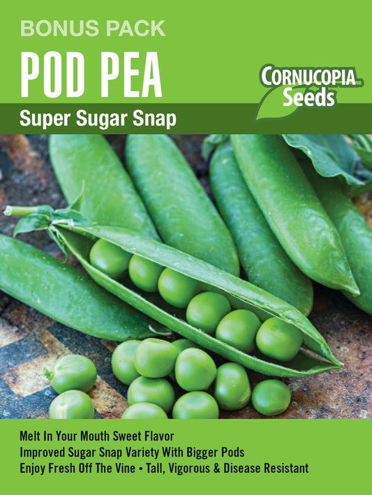 Edible Pod Pea Super Sugar Snap